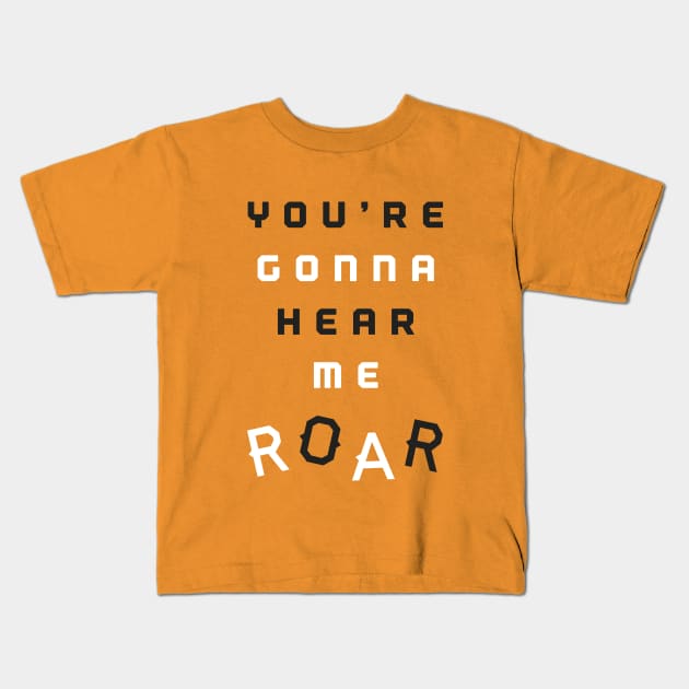 Roar Kids T-Shirt by Red